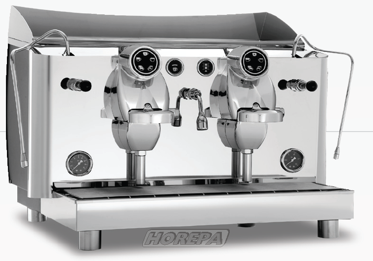VBM VIBIEMME 1 en 2 groeps horeca espresso machines voor horeca en